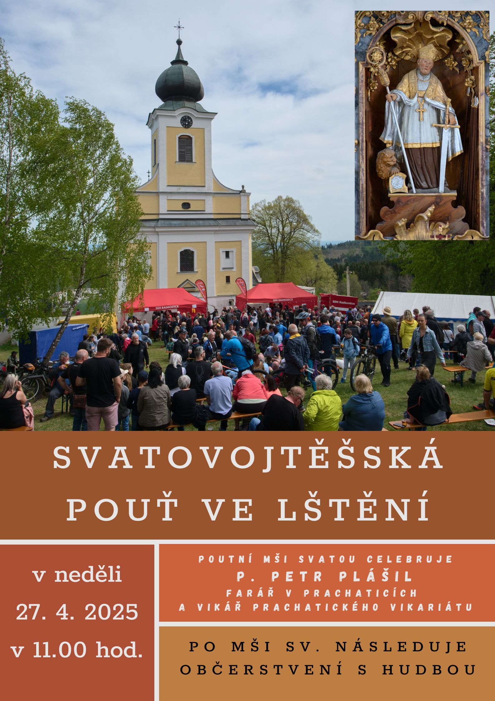 Pouť Sv.Vojtěchova 27.4.2025 11:00