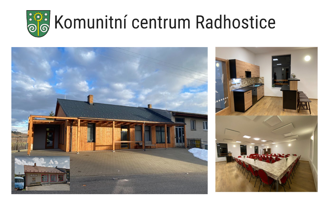 Komunitní centrum Radhostice, koláž fotografií